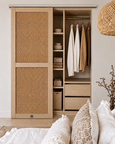 Rattan 1 – Eiche weiß gewaschen – SMART Top Wall Weiß