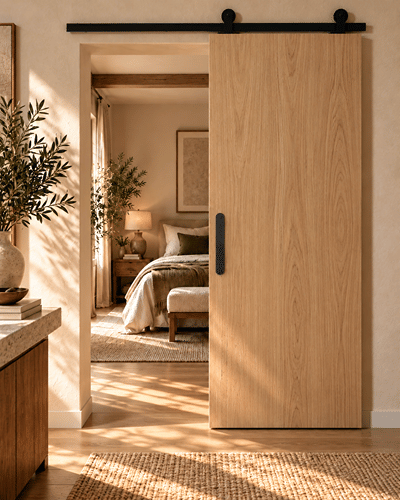Minimalist Pure – dąb naturalny – SMART Hamak czarny