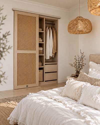 Rattan 1 – dąb bielony – SMART Top Wall biały