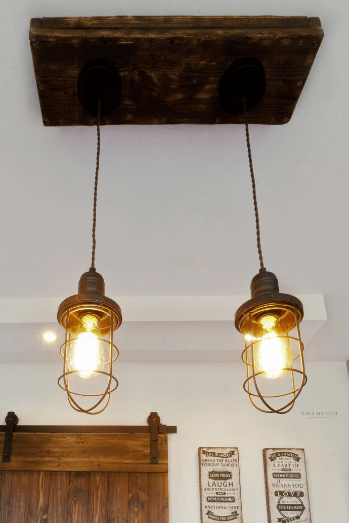lampes suspendues industrielles