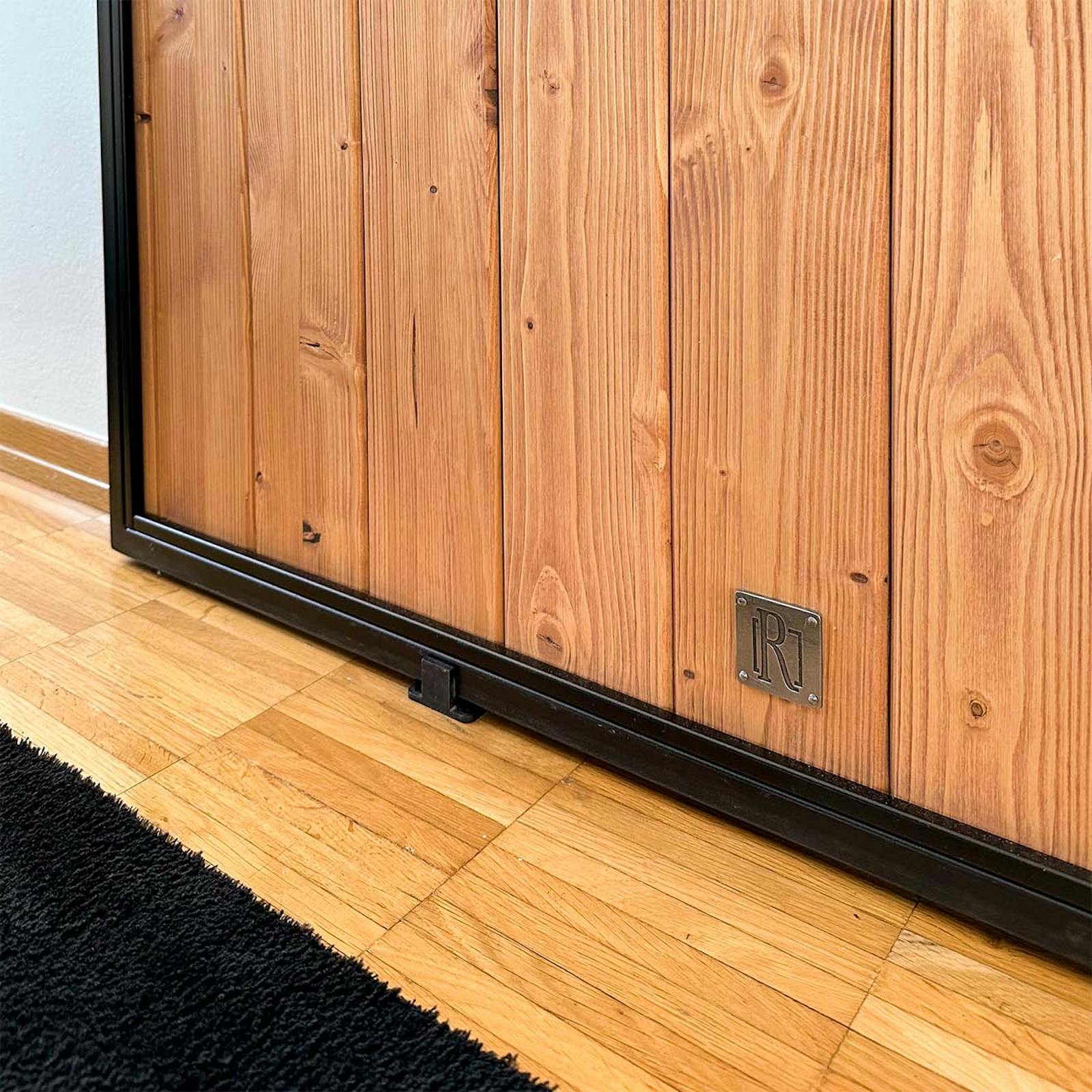 Schiebetürschild Silber Wellness-Raum Schiebetürschild - Do Not