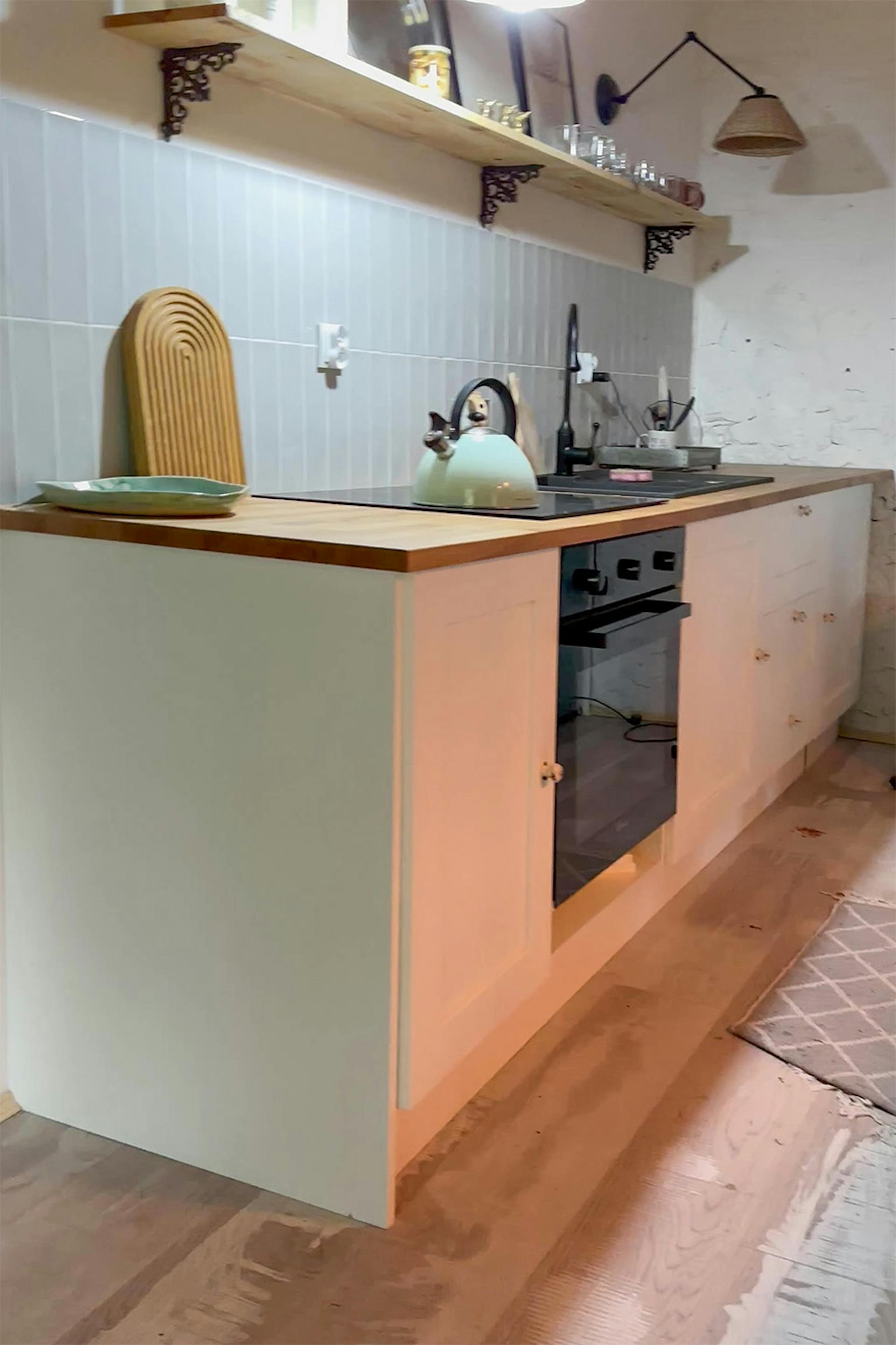 Kochnische in einem Landhaus