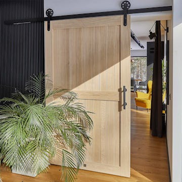 Schiebetüren aus Eiche in Naturfarbe