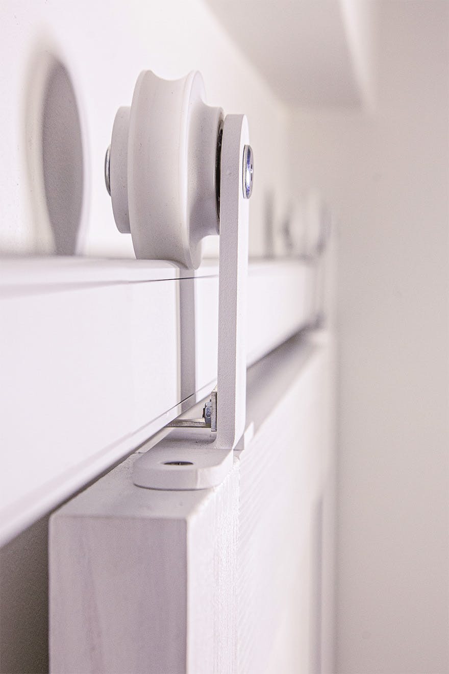 white sliding system