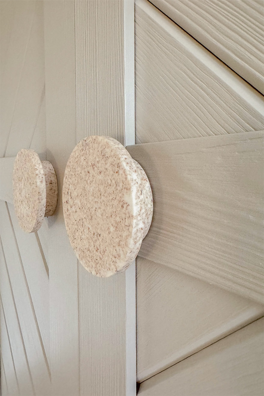 runde Griffe für Holzschiebetüren