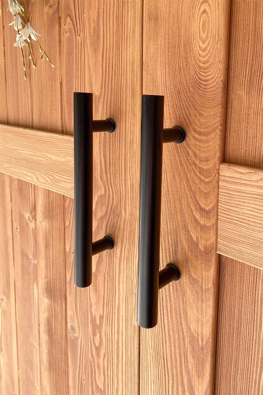 drewniane drzwi przesuwne